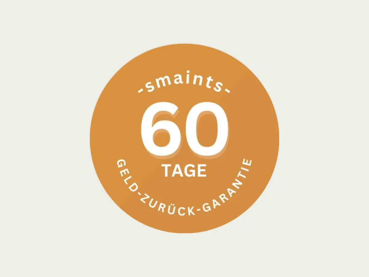 60 Tage Geld-zurück-Garantie – risikofrei testen
