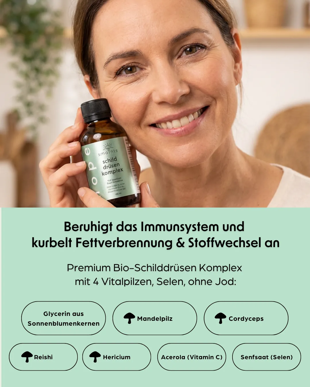 Beruhigt das Immunsystem und kurbelt Fettverbrennung & Stoffwechsel an