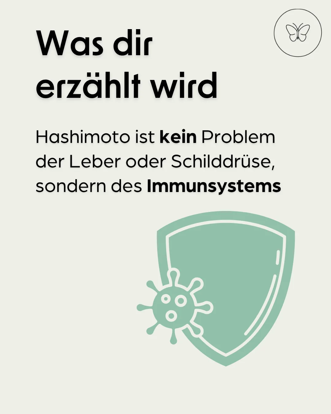 Was dir erzählt wird: Hashimoto ist ein Problem des Immunsystems